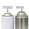 Heat Resistant Round Straight-wall Aerosol Can For Cleaner