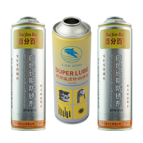 Refillable Silver Straight-wall Aerosol Can For Nitrogen