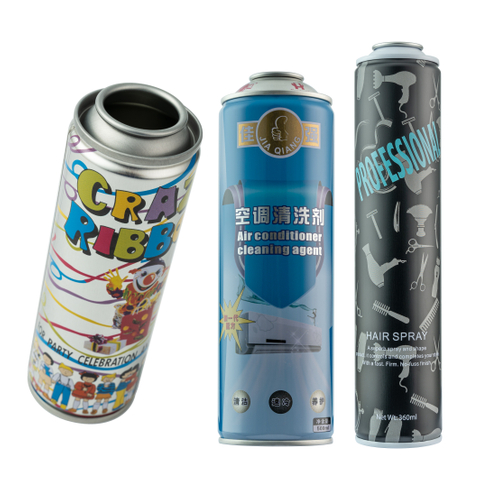 Oem Silver Straight-wall Aerosol Can For Personal Care